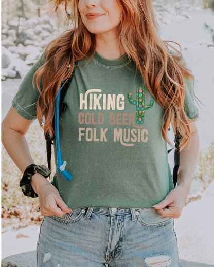 Hiking + Folk Music Premium Tee