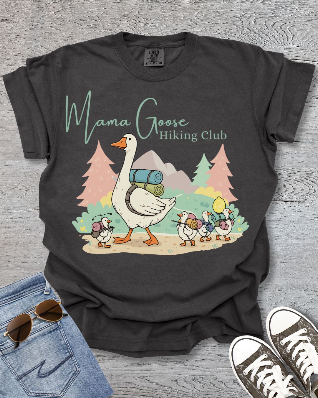 Mama Goose Hiking Club Premium Tee
