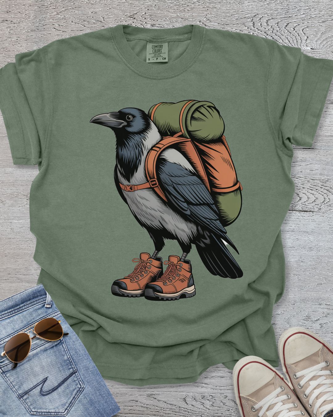 Raven Backpacker Premium Tee