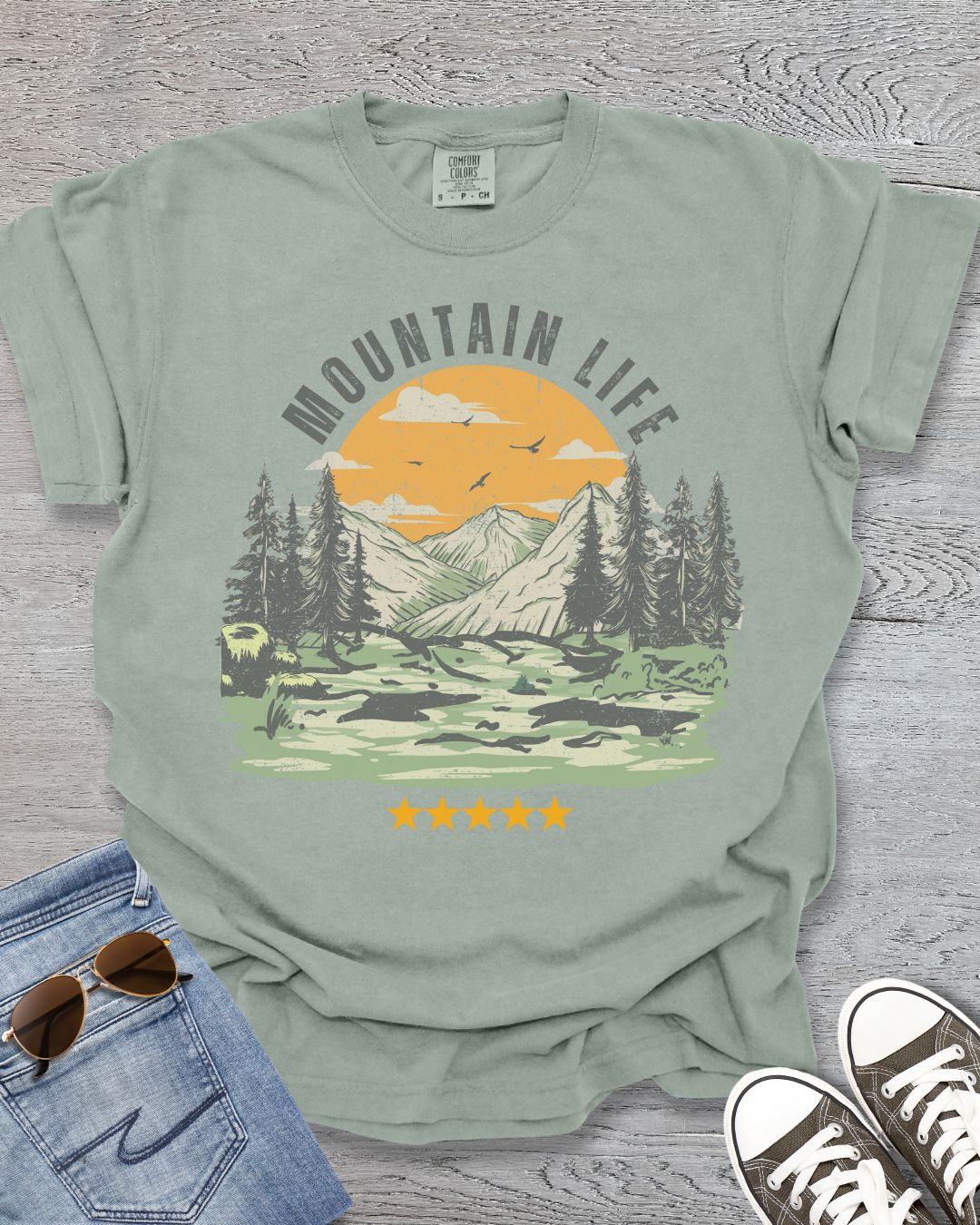Mountain Life 5 Star Premium Tee