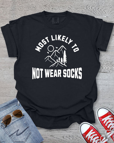 Doesn't Wear Socks Premium Tee