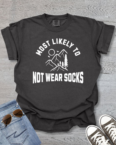 Doesn't Wear Socks Premium Tee