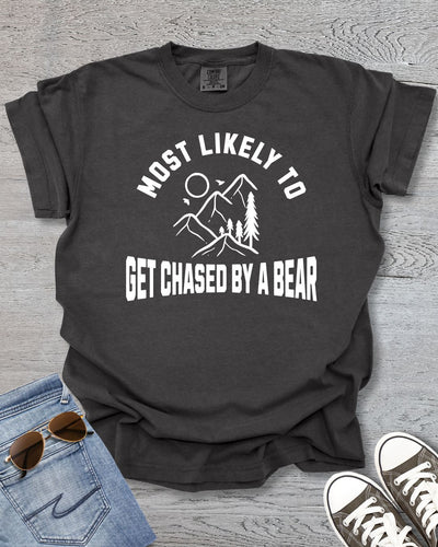 Gets Chased by a Bear Premium Tee