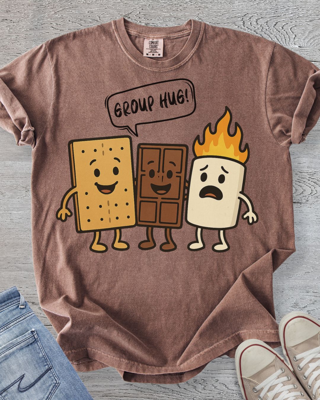 Group Hug Camping Premium Tee