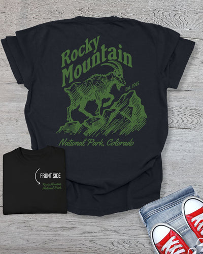 Rocky Mountain National Park Front/Back Side Premium Tee