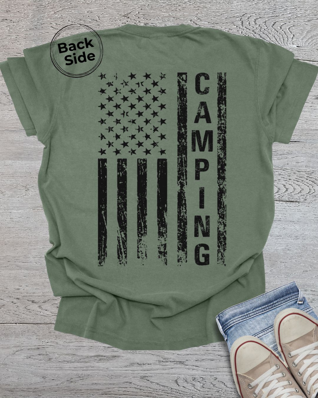 Camp USA Premium Tee_Front/Back