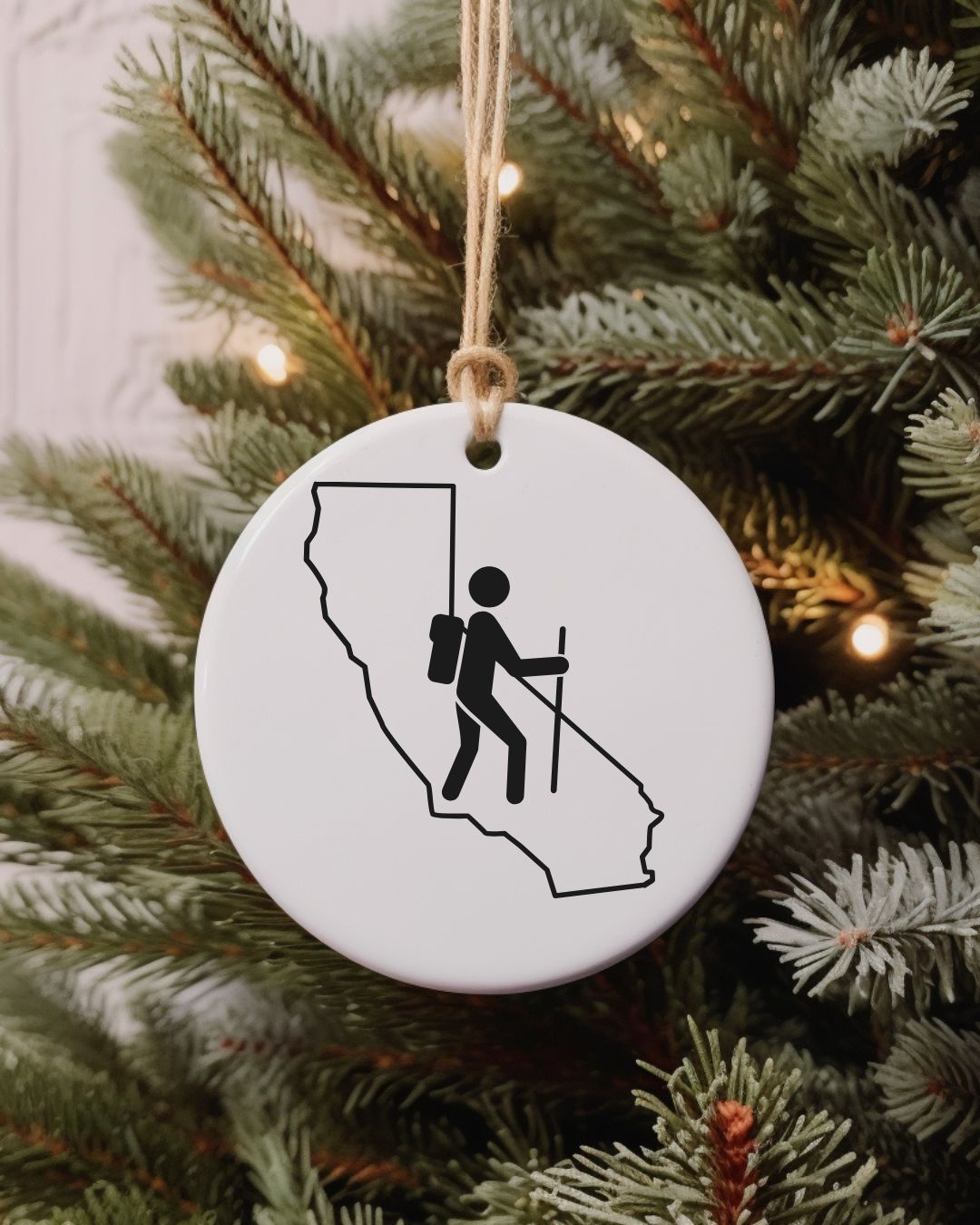 State Hiking Ornaments