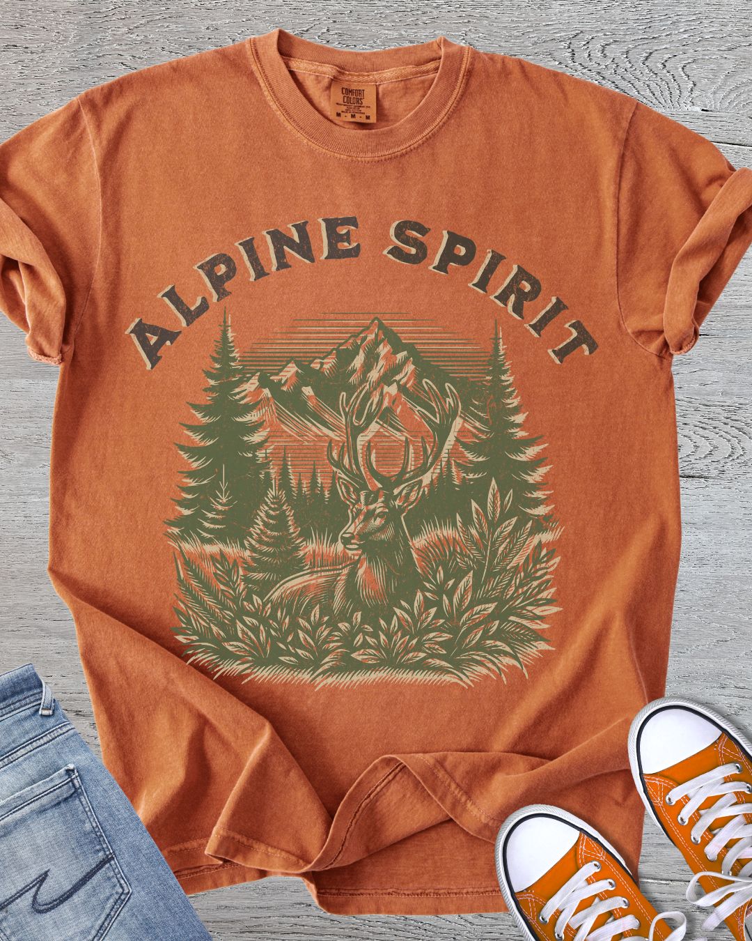 Alpine Spirit Deer Premium Tee