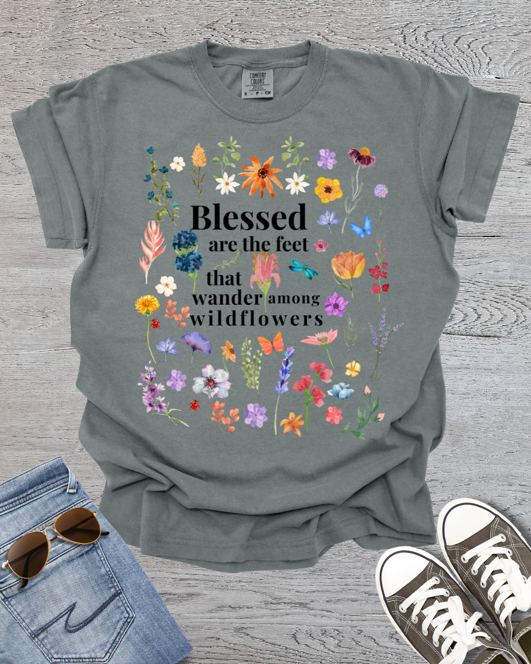 Wander Among Wildflowers Premium Tee