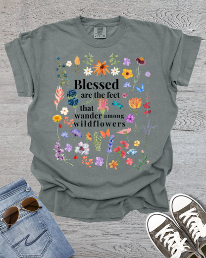 Wander Among Wildflowers Premium Tee
