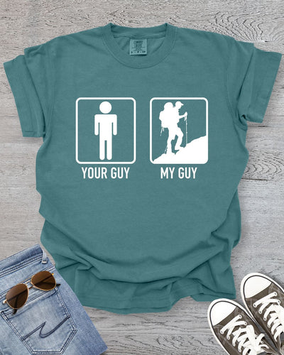 My Guy Climbs Mountains Premium Tee