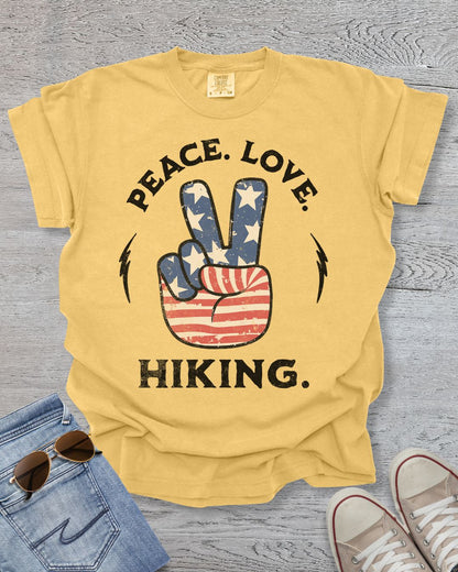 Peace.Love.Hiking. Premium Tee