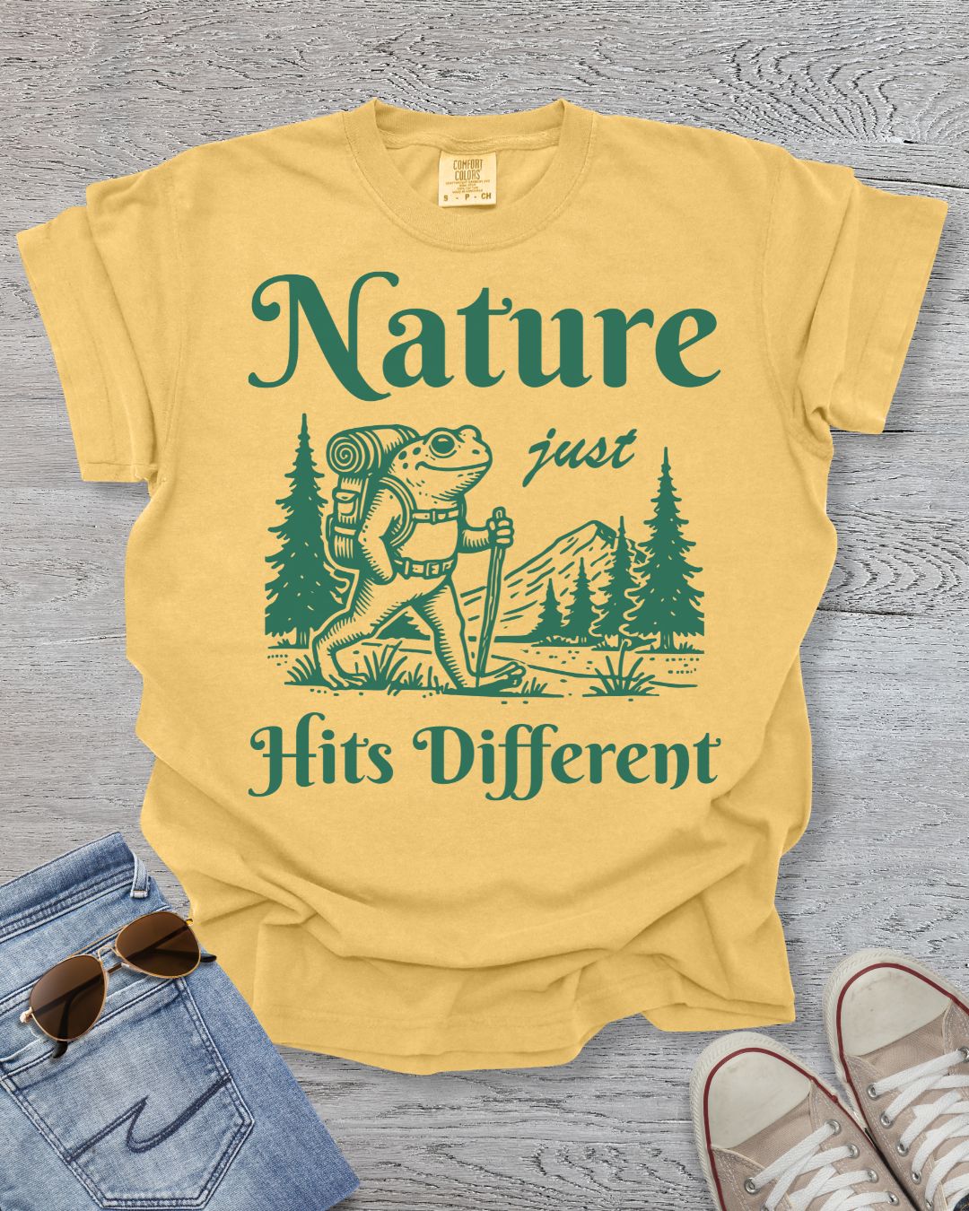 Nature Hits Different Premium Tee