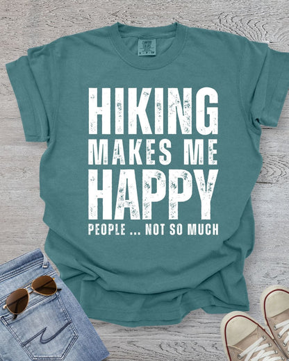 Hiking Makes Me Happy, People Not So Much Premium Tee