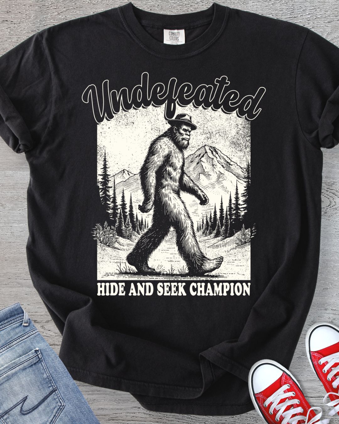 Hide & Seek Champ Bigfoot Tee