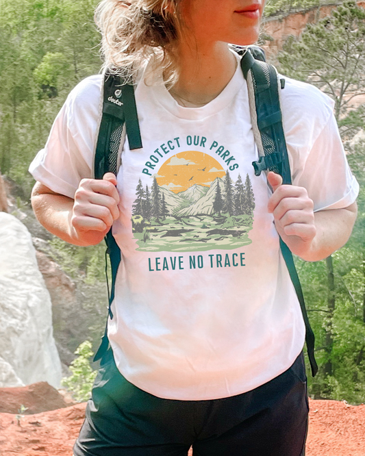 Protect Our Parks, Leave No Trace Premium Tee