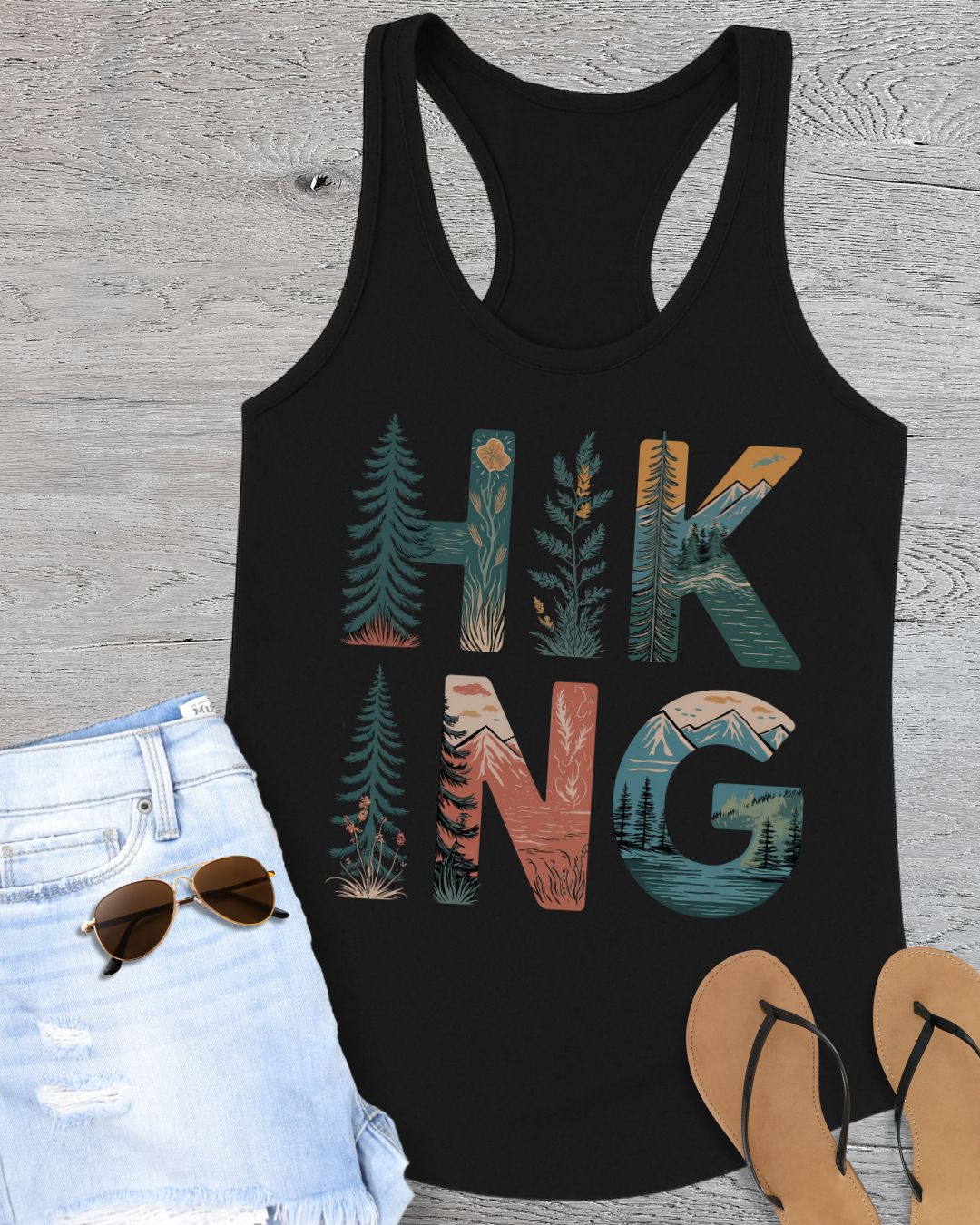 Hike Life Fitted Tank Top