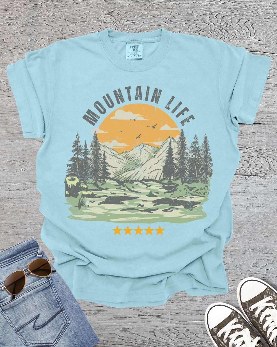 Mountain Life 5 Star Premium Tee