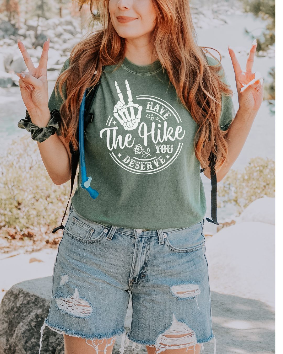 Have The Hike You Desesrve Premium Tee_White Design