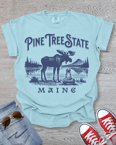 Pine Tree State _ Maine Premium Tee