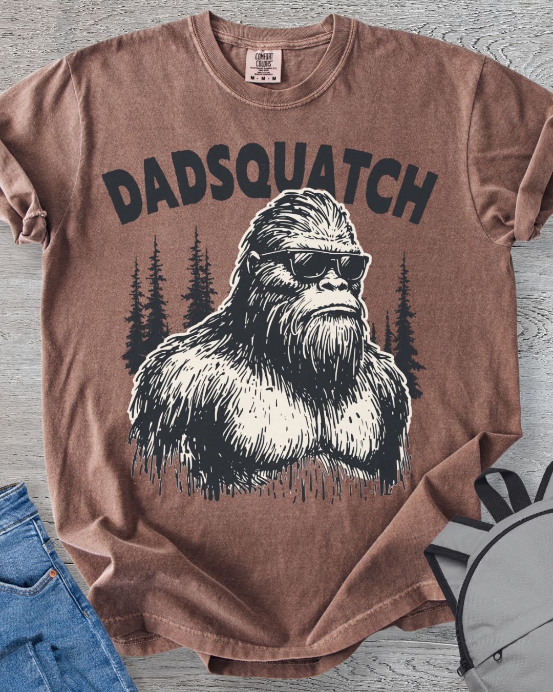 Dadsquatch Bigfoot Tee