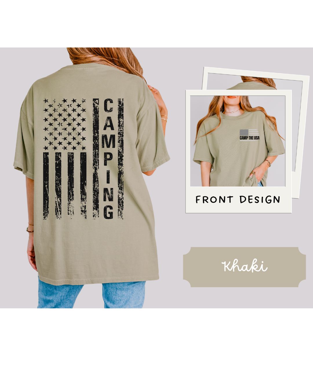 Camp USA Premium Tee_Front/Back
