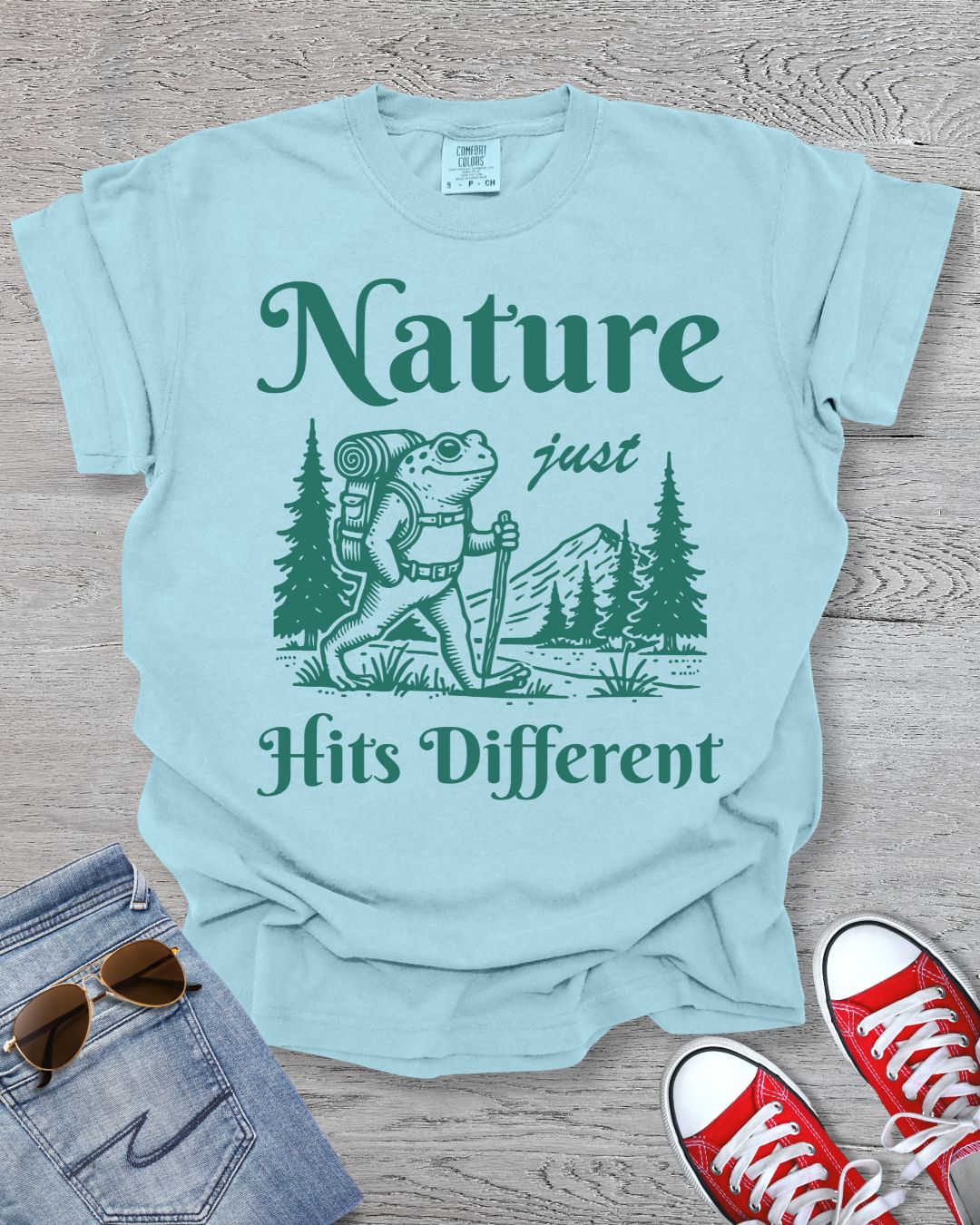 Nature Hits Different Premium Tee
