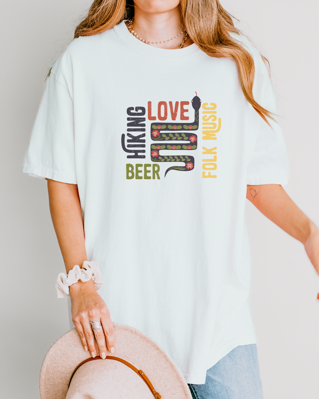 Folk, Love and Hiking Premium Tee