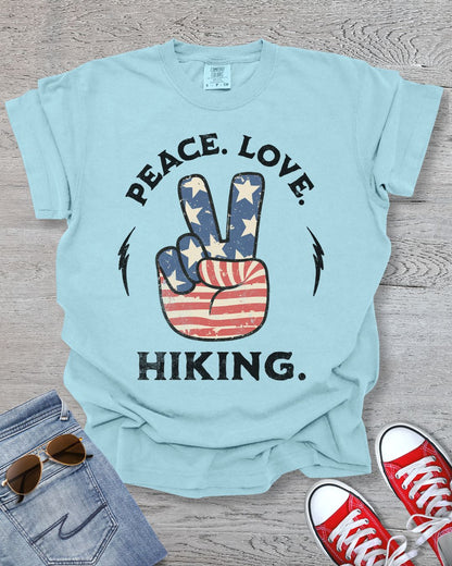 Peace.Love.Hiking. Premium Tee