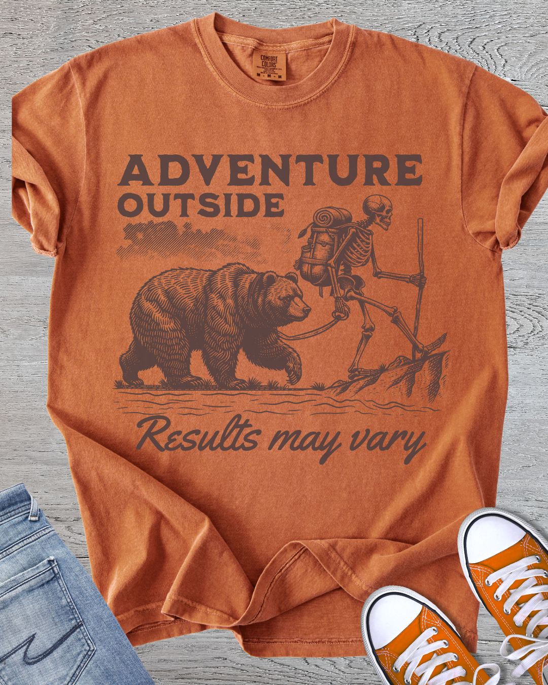 Bear & Skeleton Adventures Premium Tee