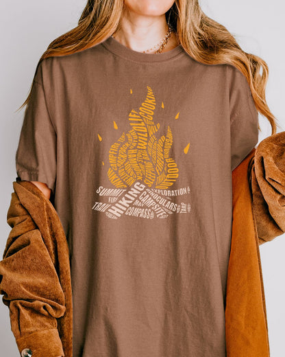 Typographic Campfire Premium Tee