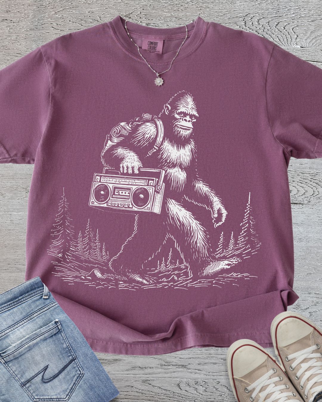 Sasquatch Hiker Premium Tee
