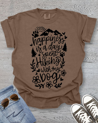 Happiness is Hiking with my Dog Premium Tee