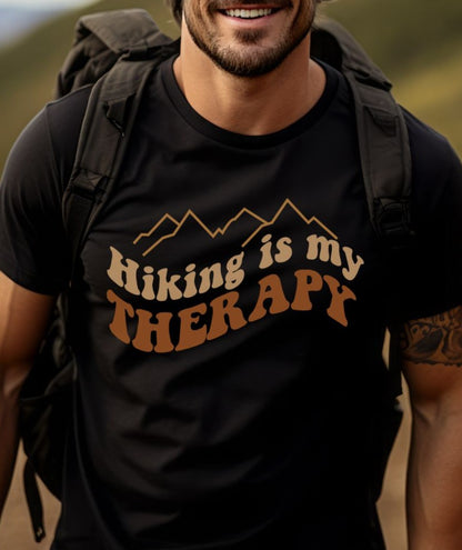 Hiking Is My Therapy Premium Tee