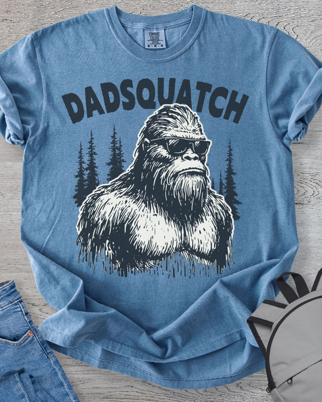 Dadsquatch Bigfoot Tee