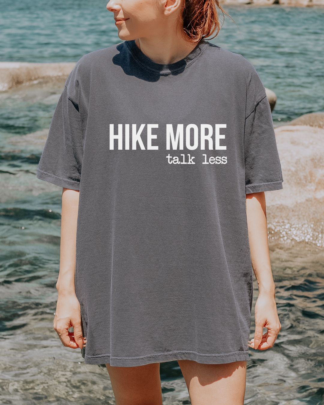 Hike More Talk Less Premium Tee