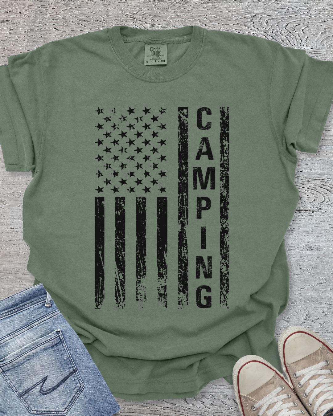 Camping Flag Premium Tee