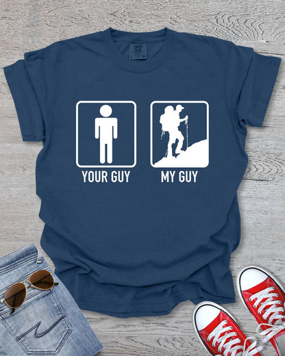 My Guy Climbs Mountains Premium Tee