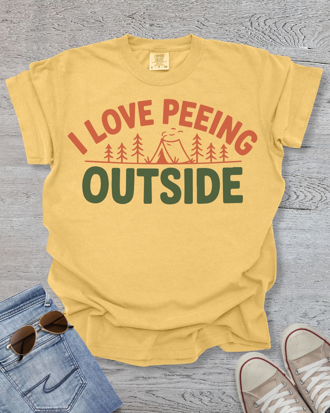Love Peeing Outside Premium Tee