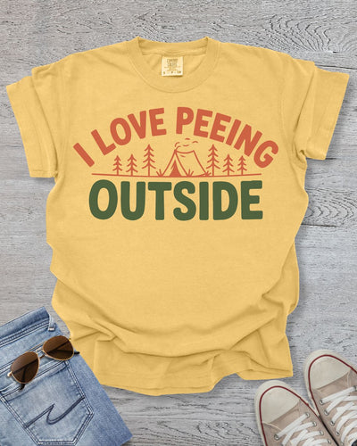 Love Peeing Outside Premium Tee