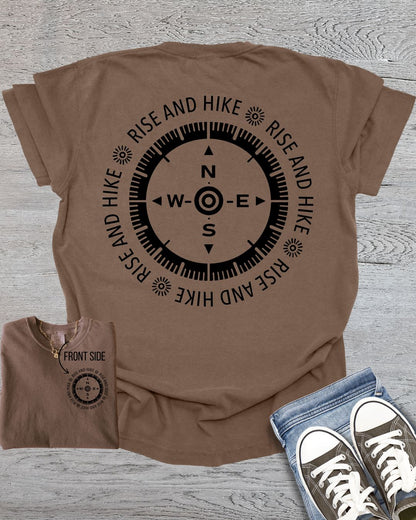Rise and Hike Front/Back Side Premium Tee