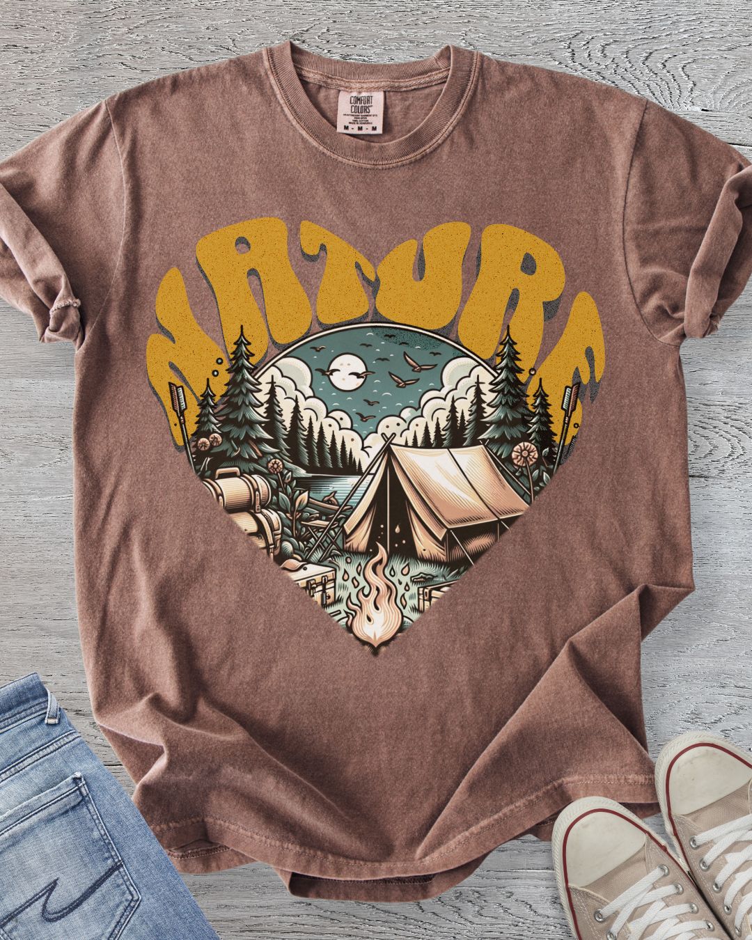 Retro Nature Lover Premium Tee