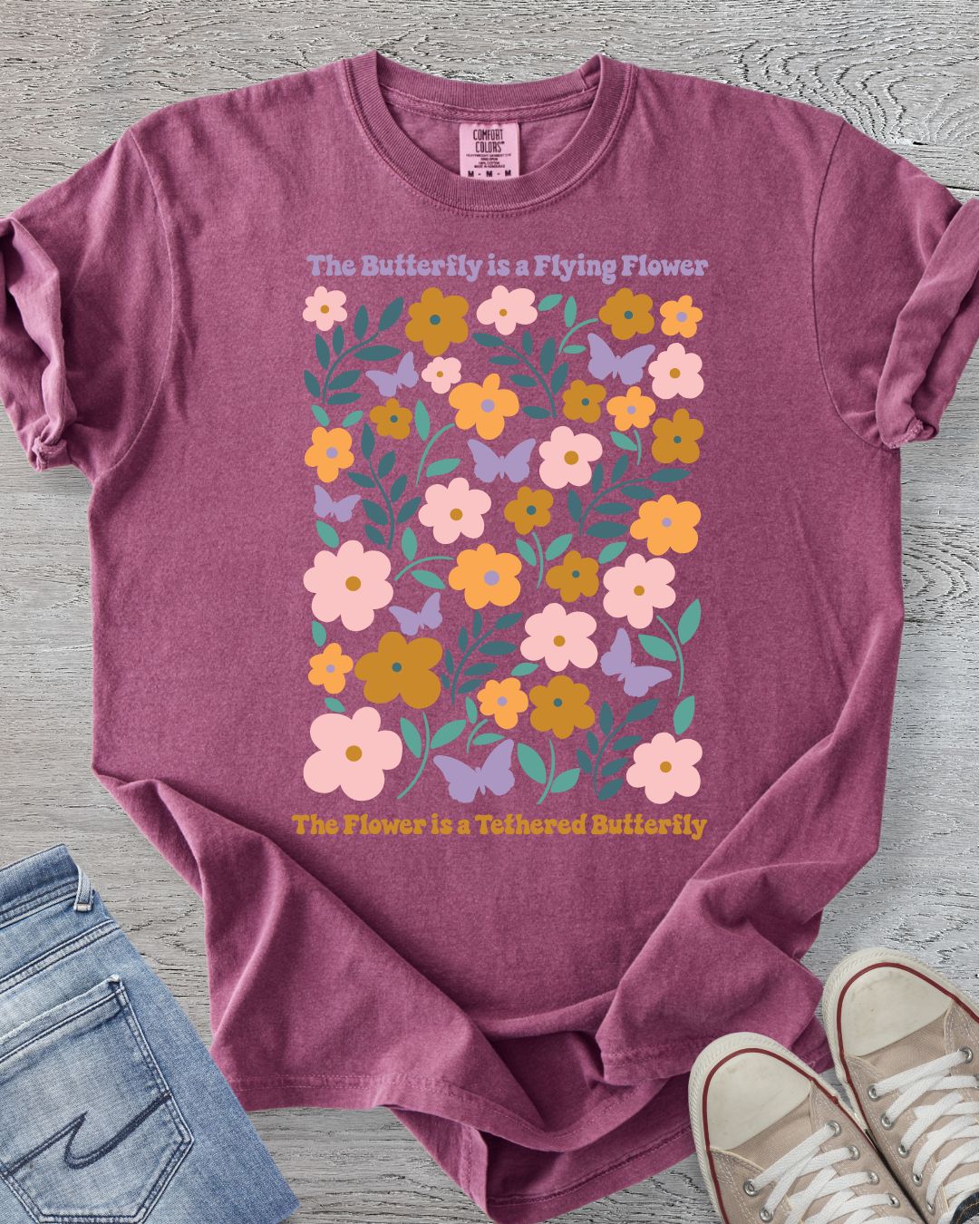 Boho Wildflowers Tee