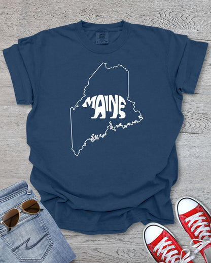 Maine Hiking Premium Tee
