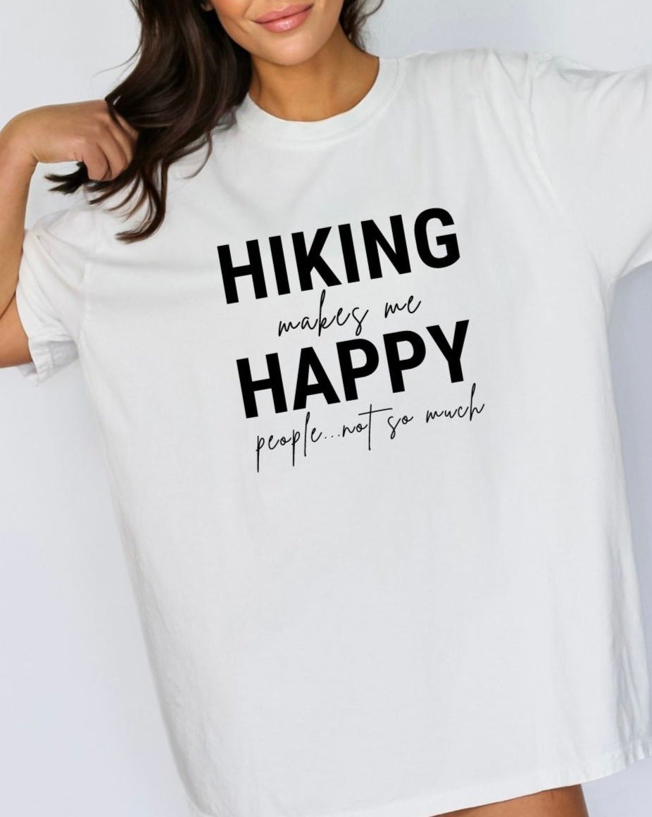 Hiking Makes Me Happy Premium Tee