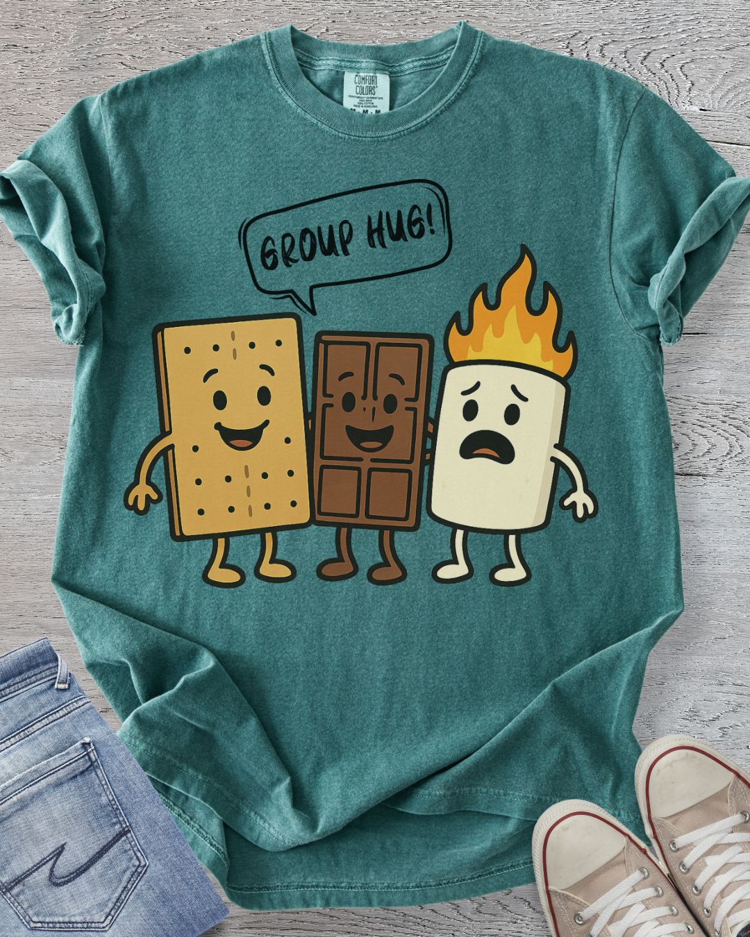 Group Hug Camping Premium Tee