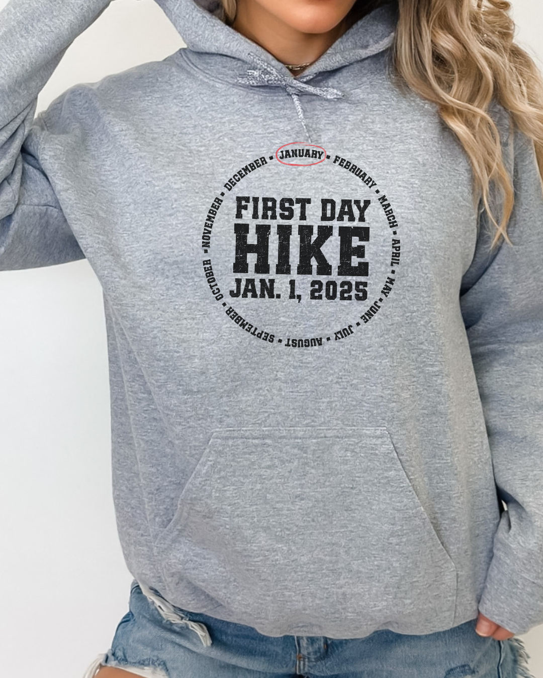 Distressed First Day Hike Hoodie