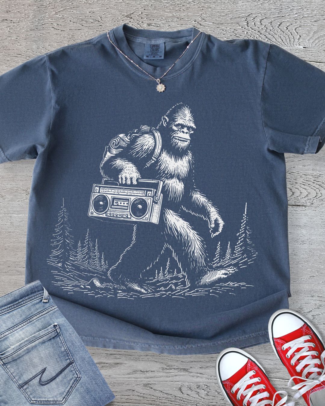 Sasquatch Hiker Premium Tee