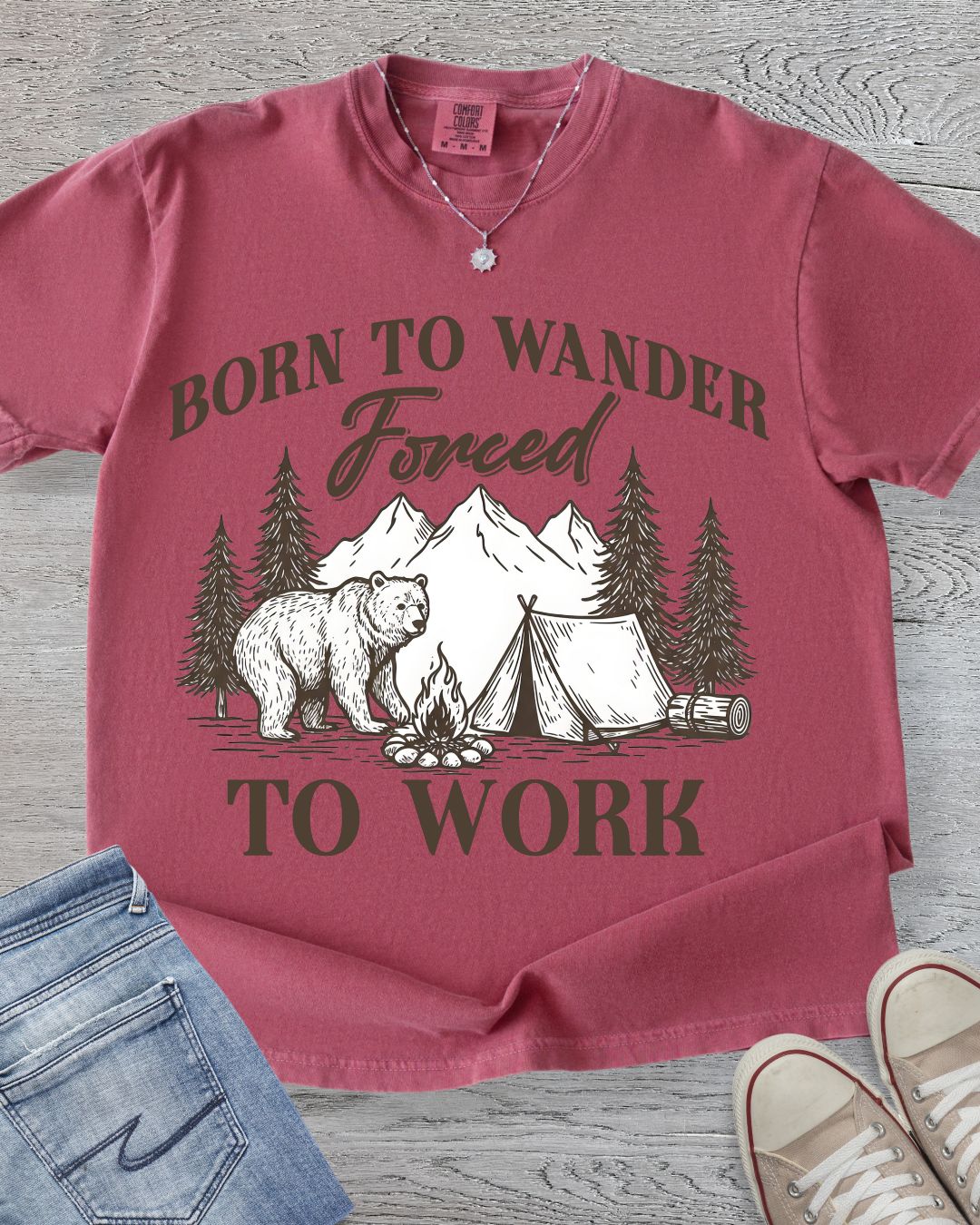 Born to Wander_Bear Premium Tee
