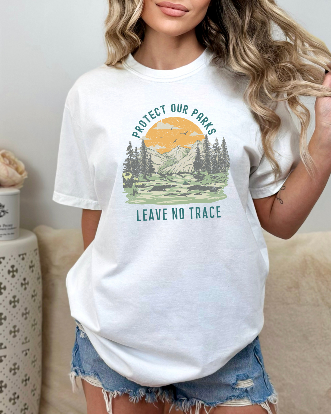 Protect Our Parks, Leave No Trace Premium Tee